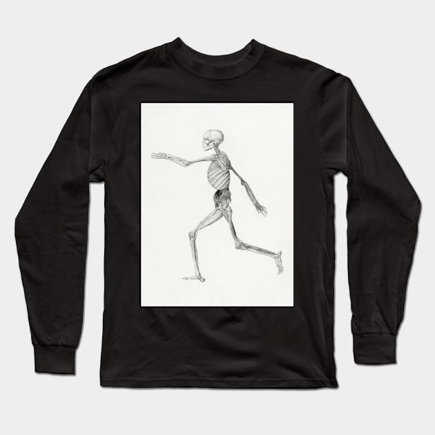 Running Skeleton Long Sleeve T-Shirt by yustyle